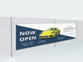 Mesh Hanging Banners: Available in 11 Sizes